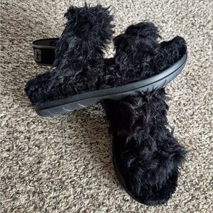 UGG fuzzy slippers
